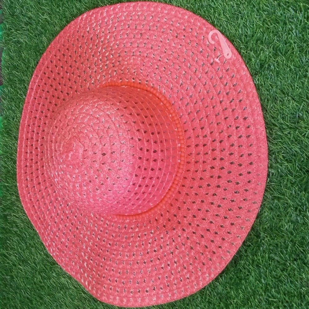 💩 Red Wide-Brimmed Hat